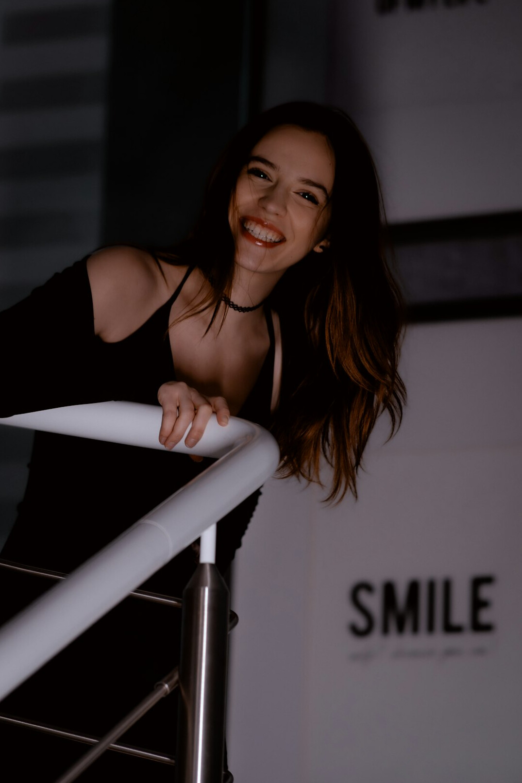 Portrait of a young Croatian woman smiling