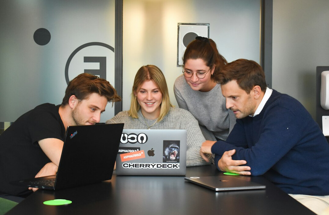 group of developers collaborating