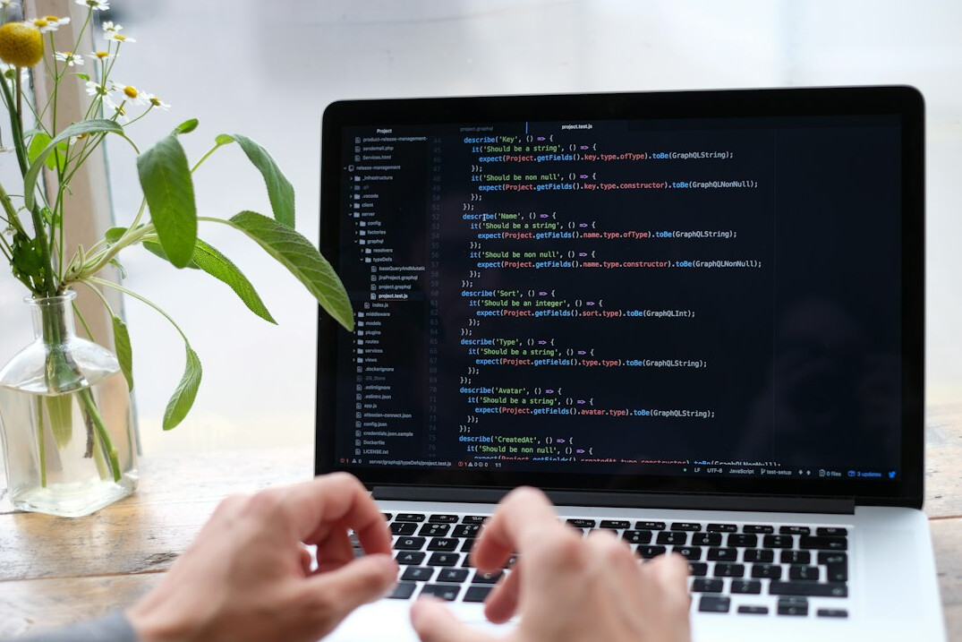 person learning to code